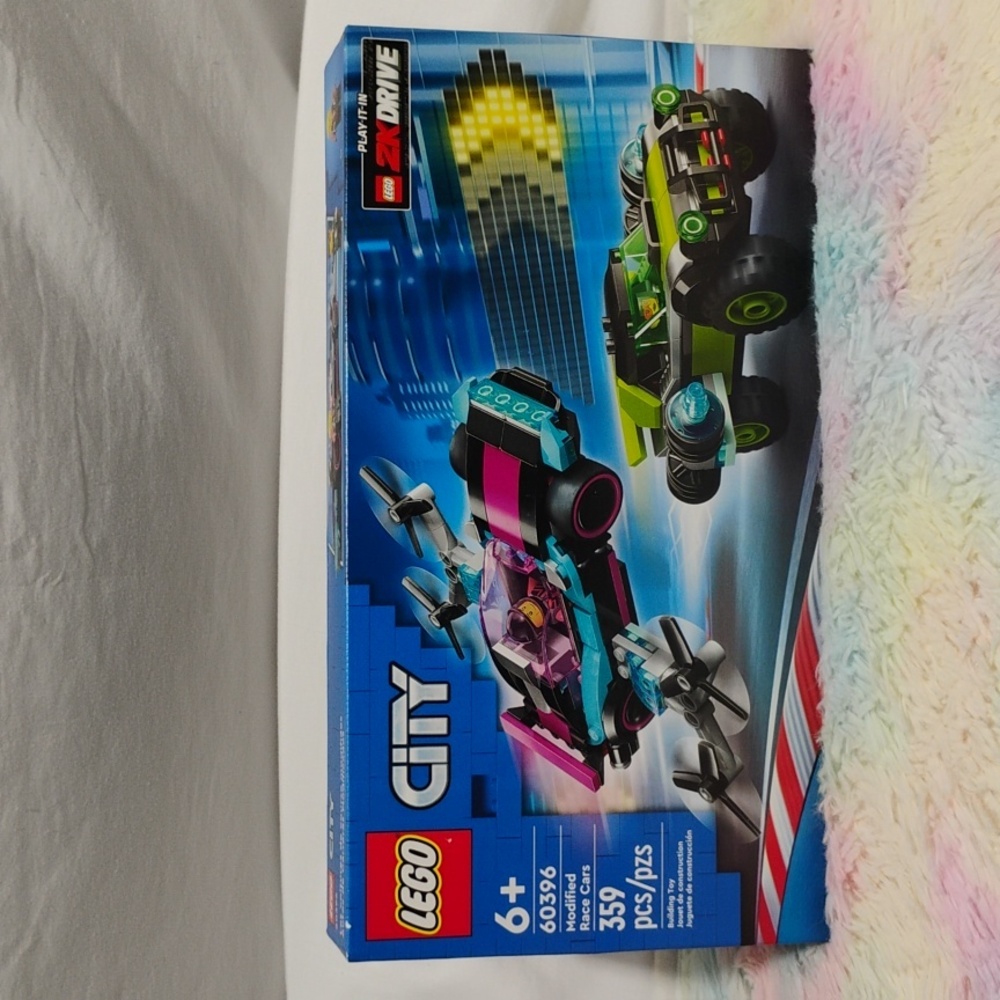 New LEGO City 6+ 60396 Modified Race Cars 359 PCs Building Toy - Picture 1 of 9
